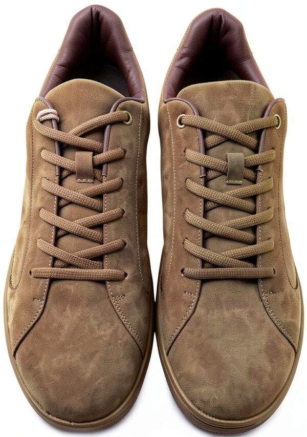 Sneaker Trussardi Uomo Pelle Scamosciata Stringate Casual-4