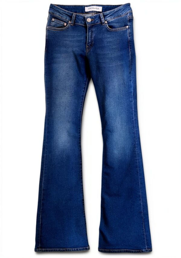 Trussardi Donna Jeans Low Rise Cotone Blu Taglia 25