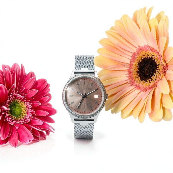 Orologio da donna Trussardi acciaio quarzo rosa dorato-5