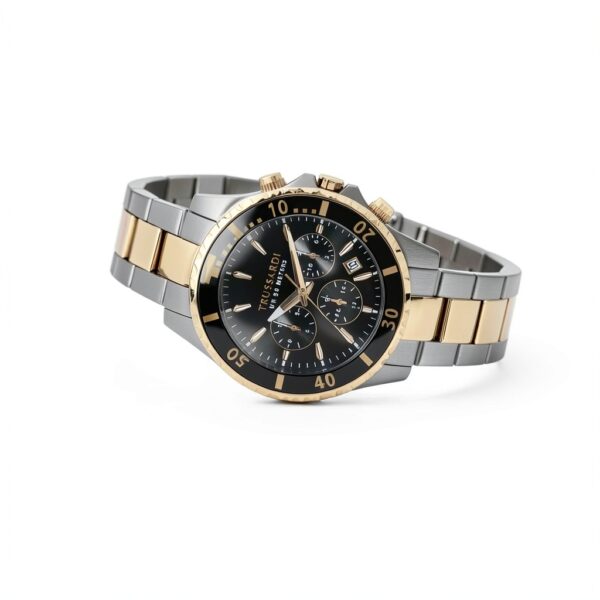 Orologio Trussardi Uomo Acciaio Quadrante Nero Quarzo-5