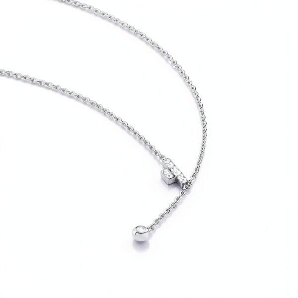 Collana Trussardi T-LOGO donna acciaio inossidabile zirconi-5