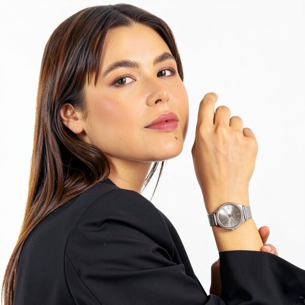 Orologio da donna Trussardi acciaio quarzo rosa dorato-3