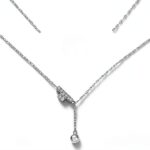 Collana Trussardi T-LOGO donna acciaio inossidabile zirconi-0