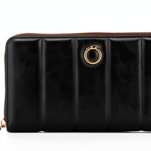 Portafoglio Trussardi Donna Nero Grande Cherry Design-0