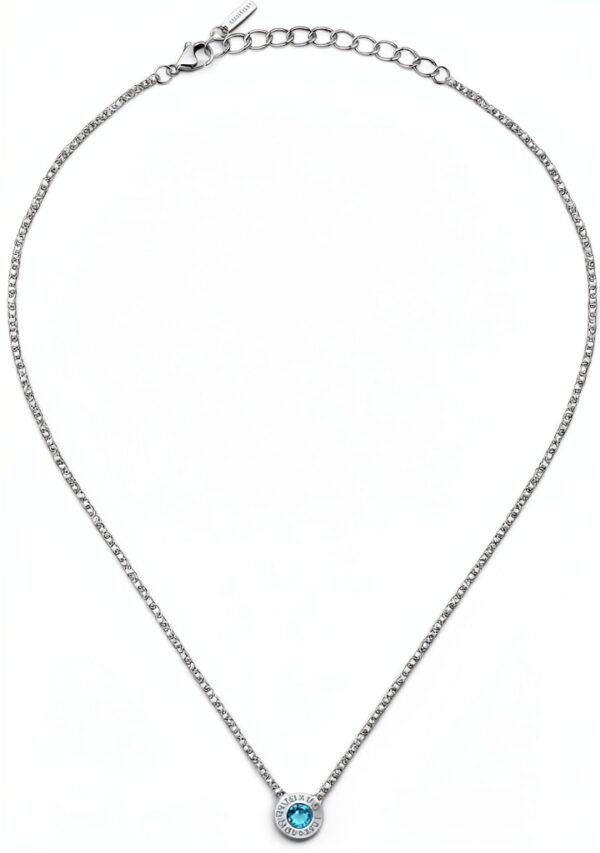 Collana Trussardi donna acciaio inox cristalli T-Logo-1
