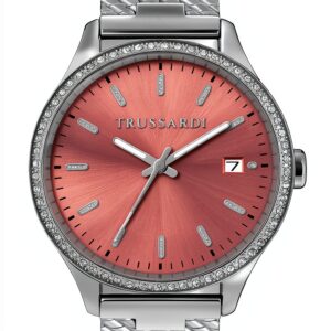 Orologio da donna Trussardi acciaio quarzo rosa dorato-0