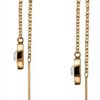 Orecchini Trussardi T-Logo acciaio cristalli donna eleganti-1
