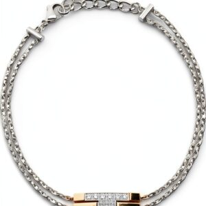 Bracciale Trussardi T-LOGO donna acciaio inossidabile-0