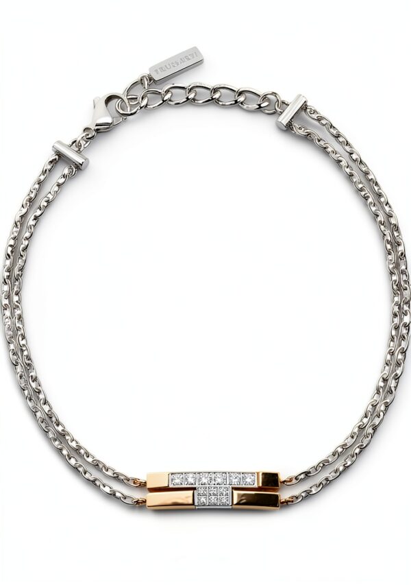 Bracciale Trussardi T-LOGO donna acciaio inossidabile-0
