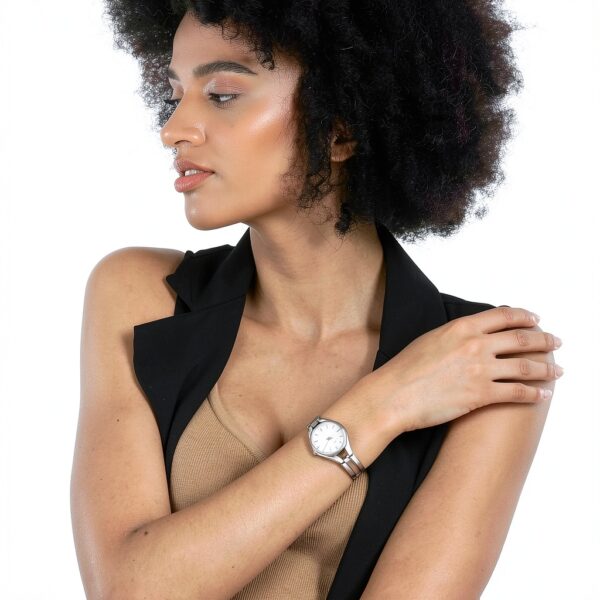 Trussardi orologio da donna acciaio quarzo impermeabile-3