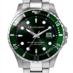 Orologio Trussardi acciaio quadrante verde 10 ATM-0
