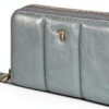 Portafoglio donna Trussardi Blue Fog in pelle-1