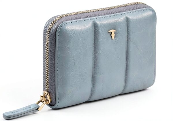 Portafoglio donna Trussardi Blue Fog in pelle-3