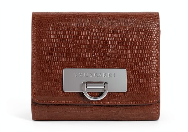 Portafoglio donna Trussardi in pelle nera modello 75W003229Y099997-0