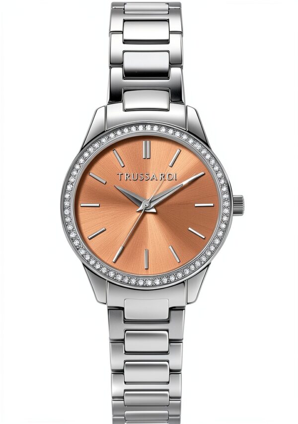 Orologio da donna Trussardi acciaio quadrante rosa 30mm R2453151521-0