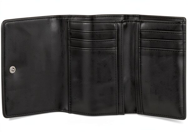 Portafoglio donna Trussardi in pelle nera modello 75W003229Y099997-2