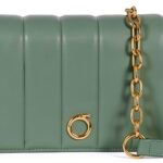 Trussardi Borsa Tracolla Verde Pelle 56J000021T005865 Skinny Alta-0