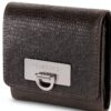 Portafoglio donna Trussardi in pelle nera modello 75W003229Y099997-4